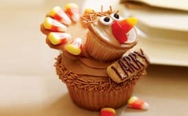 Larry the Turkey Cupcakes