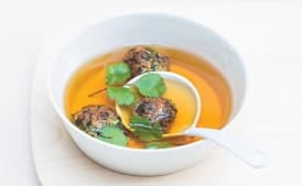 Asian Chicken and Cilantro Meatballs