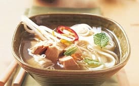 Turkey-Noodle Soup With Ginger and Chiles