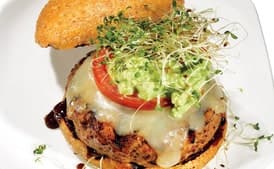 Avocado-Alfalfa Turkey Burger