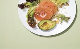 Avocado and Pink Grapefruit Salad with Coriander