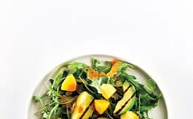 Avocado Salad with Peaches