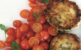 Baby Tomato and Fresh Goat Cheese Salad