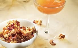 Bacon and Cashew Caramel Corn