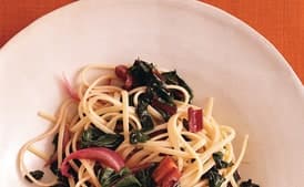 Bacon and Swiss Chard Pasta