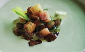 Bacon-Brioche Croutons