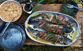 Bacon-Wrapped Trout