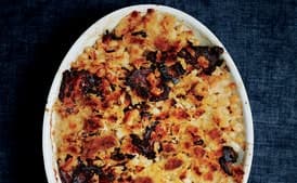 Baked Beans with Slab Bacon and Breadcrumbs