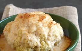 Baked Breaded Cauliflower