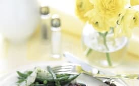 Baked Ham with Mustard-Red Currant Glaze and Rhubarb Chutney