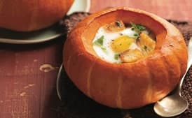 Baked Mini Pumpkin Pots