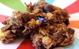 Banana Oatmeal Chocolate Chip Cookies