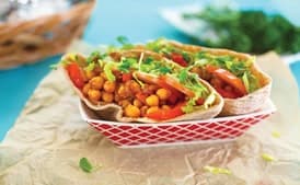 Barbecue-Flavored Chickpea Sandwiches