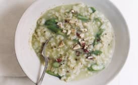 Barley Risotto with Asparagus and Hazelnuts
