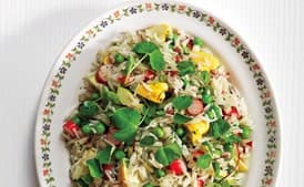 Basmati Rice with Summer Vegetable Salad