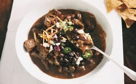 Beef Chili with Ancho, Mole, and Cumin