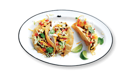 Beef Picadillo Puffy Tacos