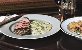 Beef Tenderloin Medallions with Potato "Risotto"