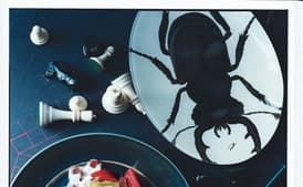 Beefsteak Tomato, Butterhead Lettuce, and Bacon with Blue Cheese Dressing