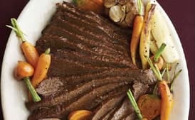 Beer-Braised Holiday Top of the Rib