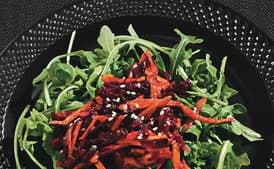 Beet and Carrot Salad with Coriander and Sesame Salt