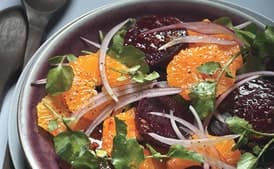 Beet and Tangerine Salad with Cranberry Dressing