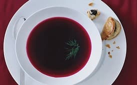 Beet Consommé