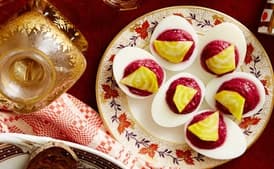 Beet-Filled Eggs