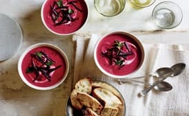 Beet, Ginger, and Coconut Milk Soup
