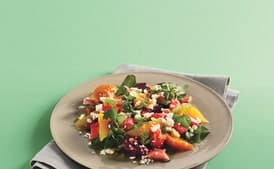 Beet, Rhubarb, and Orange Salad