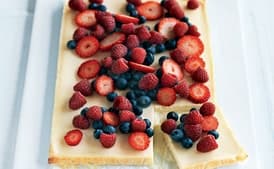 Berry and Ricotta Slice