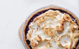 Berry, Coconut and Meringue Pie