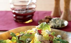 Bibb Lettuce Salad with Persimmons and Candied Pecans