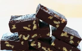 Bittersweet Chocolate and Walnut Fudge