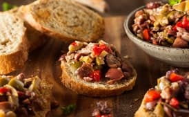 Black and Green Olive Tapenade