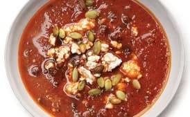 Black Bean Soup with Roasted Poblano Chiles