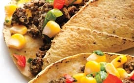 Black Bean Tacos with Corn Salsa