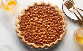 Black-Bottom Hazelnut Pie