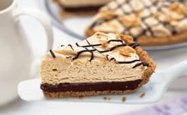 Black-Bottom Peanut Butter Mousse Pie