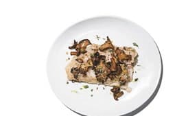 Black Cod with Chanterelle Ragout
