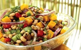 Black-Eyed Pea and Pumpkin Salad