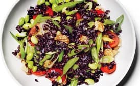Black Rice Salad with Lemon Vinaigrette