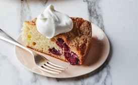Blackberry-Tahini Yogurt Cake