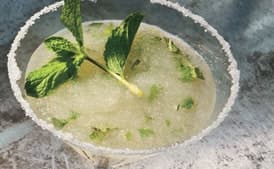 Blended Golden Mojito