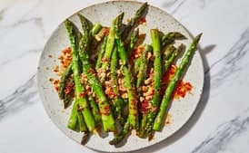 Blistered Asparagus
