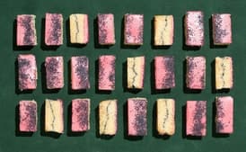 Blood Orange and Poppy Polenta Shortbread Cookies