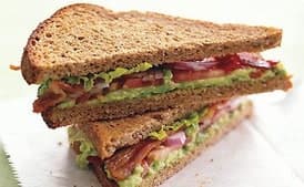 BLT with Avocado Spread