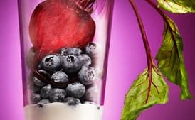 Blueberry-Beet Smoothie with Coconut Water