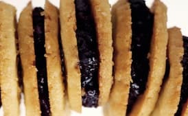 Blueberry Jam Sandwich Cookies