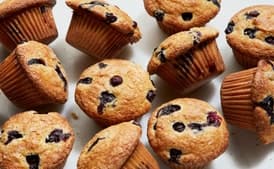 Blueberry Lemon Corn Muffins